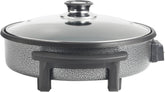 1.5L Electric Multi Cooker Pan – 30cm Non-Stick Frying Pan with Lid, Adjustable Temperature Control, 1500W